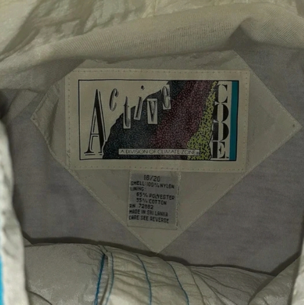 80s Active Code Climate Zone Padded Shoulder Vint… - image 4